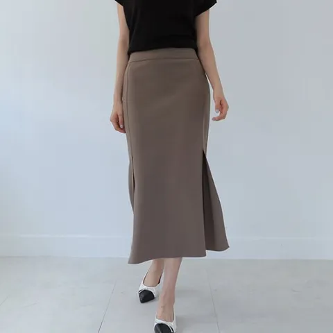 [어반프랑] [누적5천돌파] 어스 하이웨스트 H라인 트임 스커트(자체제작)