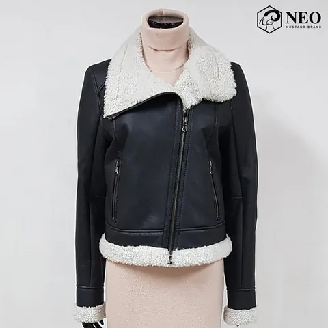 [네오] 메린일료 리얼 무스탕 숏자켓