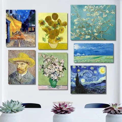 반고흐 명화 그림 액자 No1~12 캔버스 30호(91x65cm)