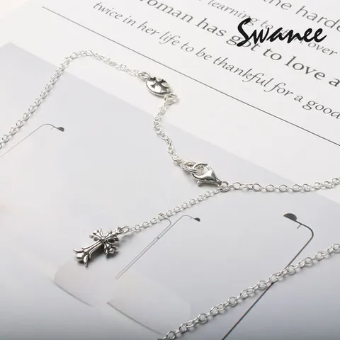 스와니 실버 크롬 십자가 마스크 스트랩 (M002008C/SILVER)