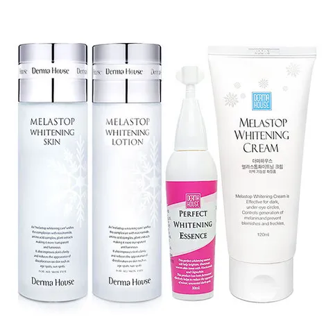 화이트닝 대용량4종(미백스킨+미백로션+미백에센스+미백대용량크림)