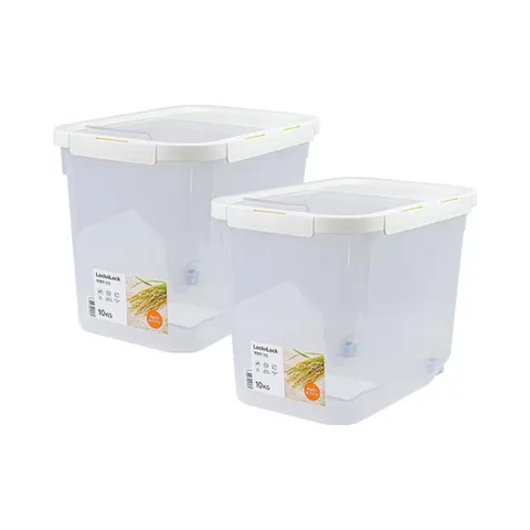 락앤락 제습 쌀통 10kg x 2개 /쌀보관 잡곡보관 사료통