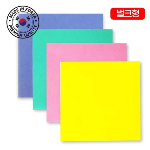 국산 고급칼라행주 1P (벌크형)/부직포행주/판촉용/홍보용/국산행주