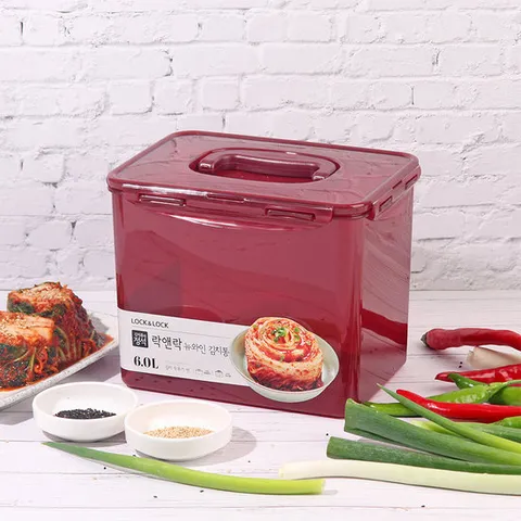 락앤락 뉴 와인 원 핸들 김치통 6L