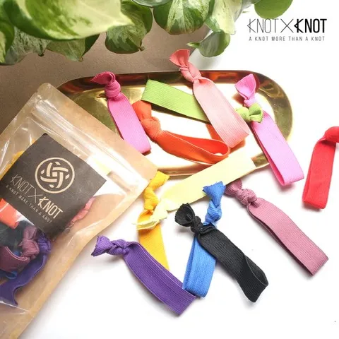 [KNOTXKNOT] 벌크팩 11pcs 엘라스틱 헤어타이 세트