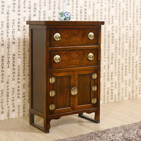 2서랍문짝 이조공예 전통 고가구 수납장 이조가구