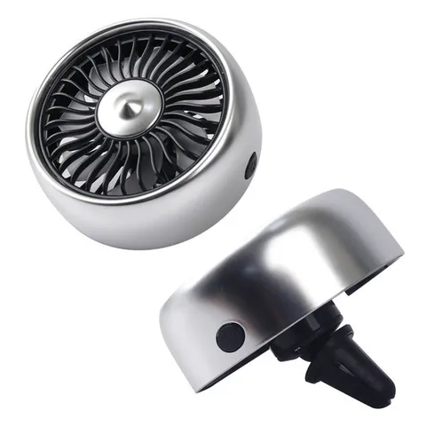 강력한 바람 차량용 에어 써큘레이터 선풍기 송풍구 3단조절 LED