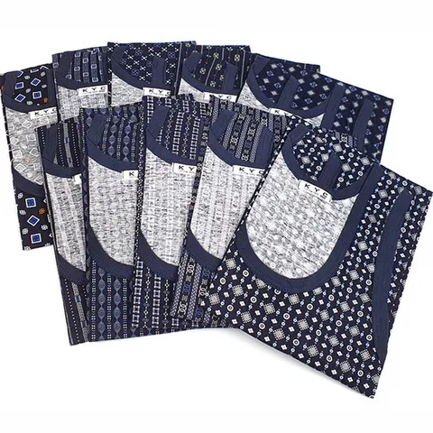 [3매입] 국내제조 간절기~겨울 니트 면스판 남성런닝세트