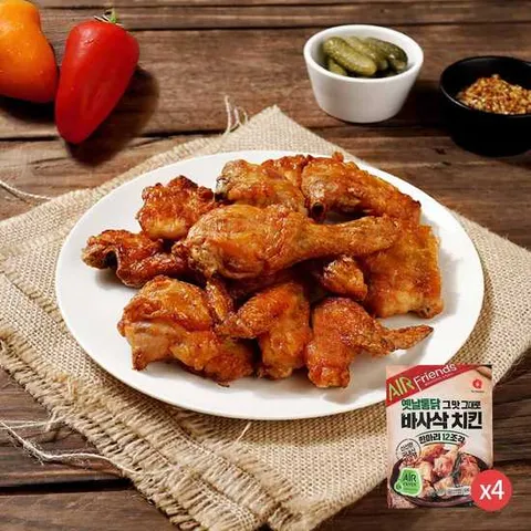 마니커에프앤지 바사삭치킨한마리 500g(4봉)