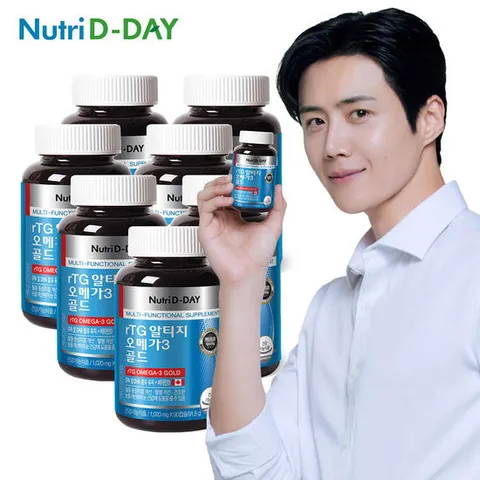 뉴트리디데이 rTG 알티지 오메가3 골드 90캡슐 x 7병 (21개월분)