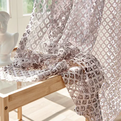 [뷰하우스] 데코형 포인트 와플커튼 중형