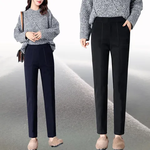 기모 아웃포켓 스판 슬랙스 4XL까지