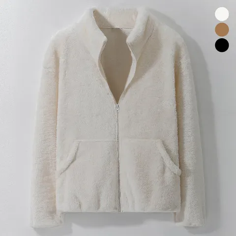 [후앙스] 오버핏 양털 후리스집업 HCJP1155