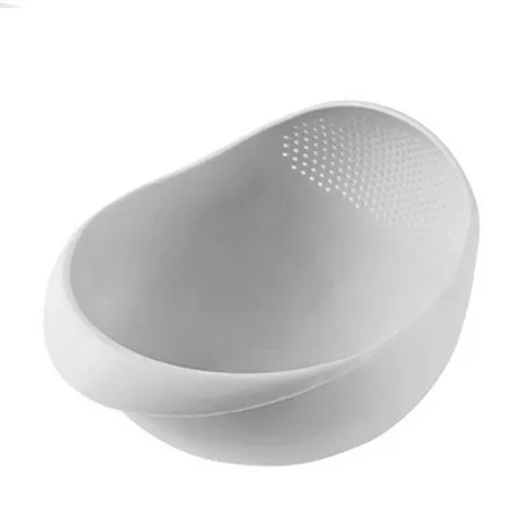 간편 쌀세척 야채 과일 채반 물빠짐 믹싱볼 쌀바가지(소)