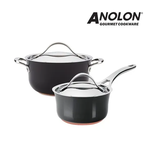 아놀론 누벨르 쿠퍼 룩스 오닉스 냄비 2P 세트(편수16+양수20)