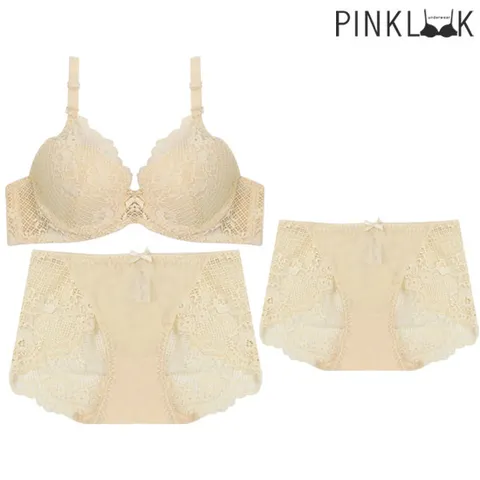 [핑크룩] 러브데이 브라팬티3종세트/스킨