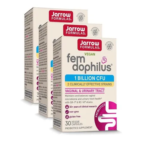 미국직구 Jarrow 자로우 펨 도필러스 유산균 10억 30베지캡슐 3팩 Fem Dophilus