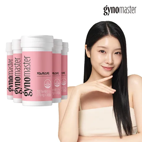 [30캡슐 5병] 마스터바이옴 질유산균 지노마스터