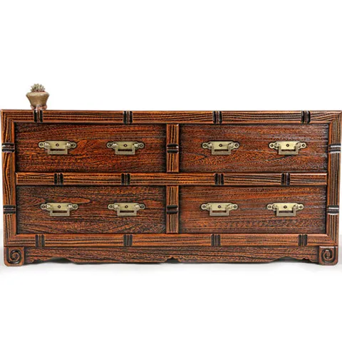 오동4자문갑사단스 이조공예 고가구 거실장 원목가구