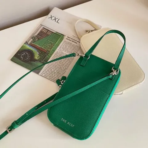 [소가죽] 멀티수납 / 리샤 핸드폰케이스 가방 케이스