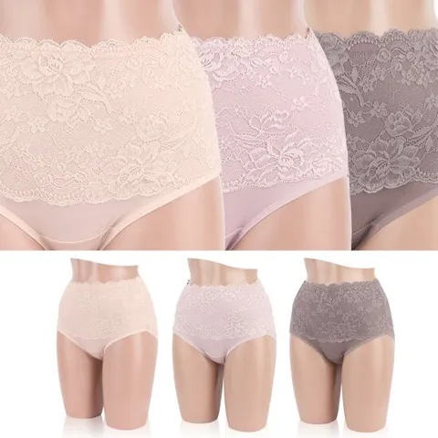 국산 여성 텐셀 레이스 맥시 팬티 복부보정 하이웨스트 빅사이즈