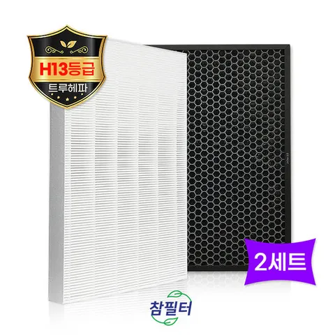 위닉스 공기청정기 ATXE593-IWK필터 타워XQ 골드 2SET