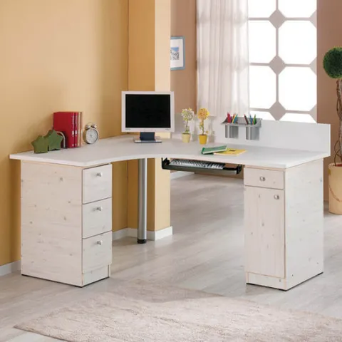 [미소비즈] 젠시아 DF 플라워 라운드 편수책상