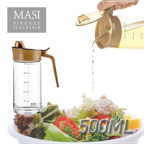 DWU 원터치 오일병 500ml 유리병 소스 드레싱 양념 보관통