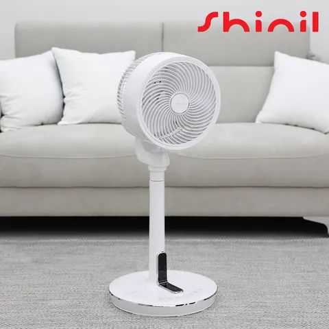[입체회전과 강력한 모터로 빠른 공기순환] 신일 입체회전 BLDC 저소음 써큘레이터 SIF-R09DWH / 화이트