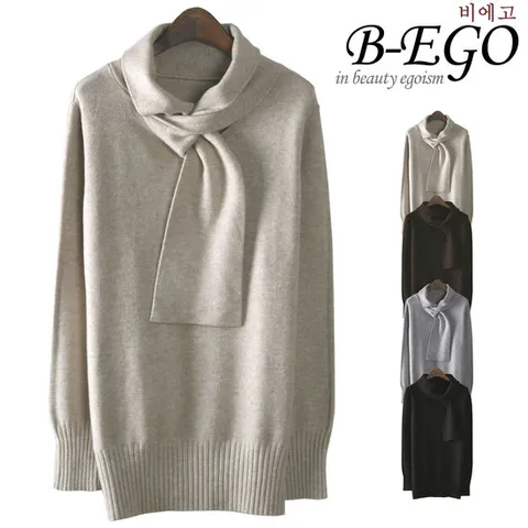 [비에고]Y768_머플러 롱니트