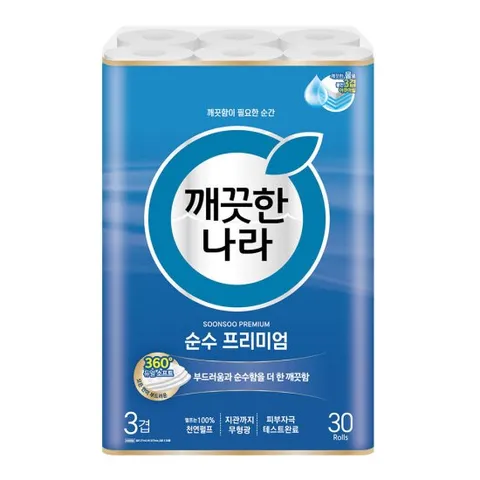 깨끗한나라 순수프리미엄 27m 30롤