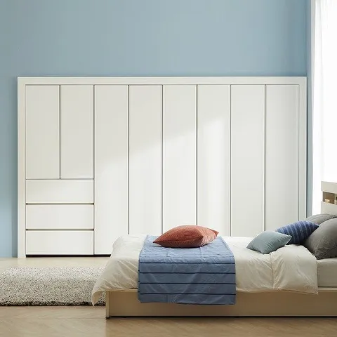 [한샘] 바이엘 채널 붙박이장 화이트_데일리서랍형 (260~270cm)