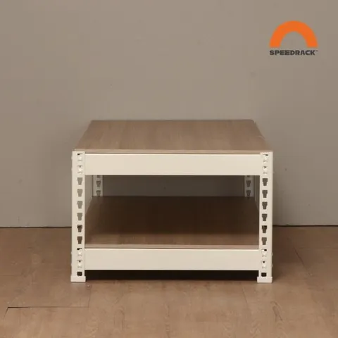 [스피드랙]500x400x900_2단 베란다 수납 창고 팬트리 정리선반