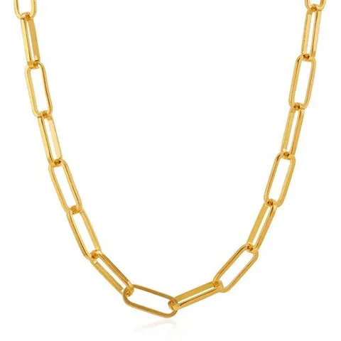 [한국금다이아몬드] 여자 순금 목걸이 클립 체인 24K 37.5g 18K장식