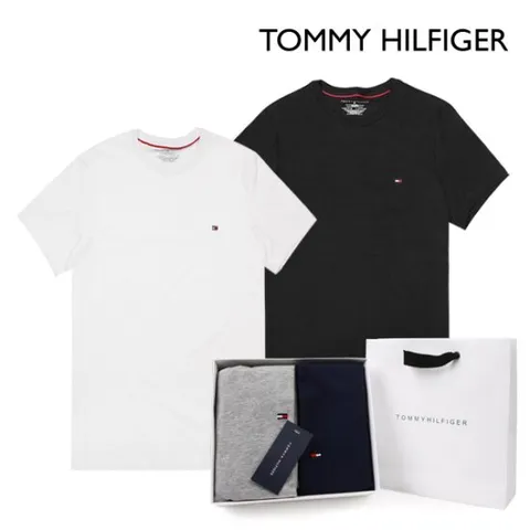 [타미힐피거] 반팔 티셔츠 2장 선물세트 모음전 택1