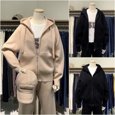 [ 현대백화점 ][시에로] 니트스트링 라글란 후드 풀오버 (SH1KTF581)