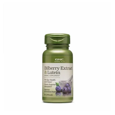 해외배송 GNC 지엔씨 허브 플러스 빌베리 추출물 루테인 60정 Bilberry Lutein