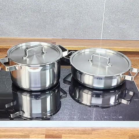 리빙아트 디오바코 통5중 스텐냄비 양수20cm+전골24cm