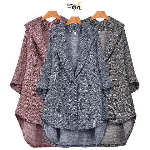 마마걸 빅사이즈 기모숄자켓