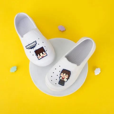 샌드박스 프렌즈 도티 만능실내화_화이트/유아동 어린이집 유치원 초등 학생 학교