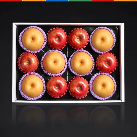 [식탁이야기] 과일혼합 선물세트 1호 5kg (사과6과+배6과)