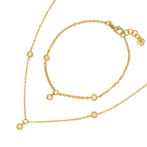 여자 순금 목걸이 팔찌 세트 7.5g [미스티]