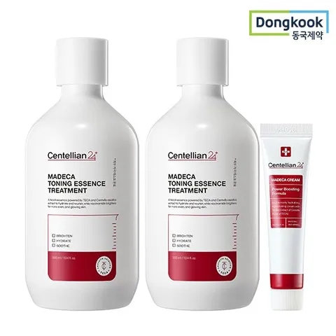 센텔리안24 토닝 에센스 300ml 2개+마데카크림 파워 부스팅 포뮬러 15ml