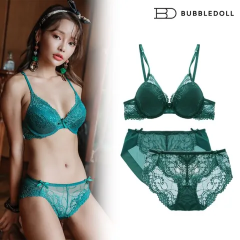 로코코 브라1+팬티2 세트