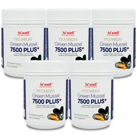 하이웰 초록입홍합 7500 플러스 300캡슐 5개