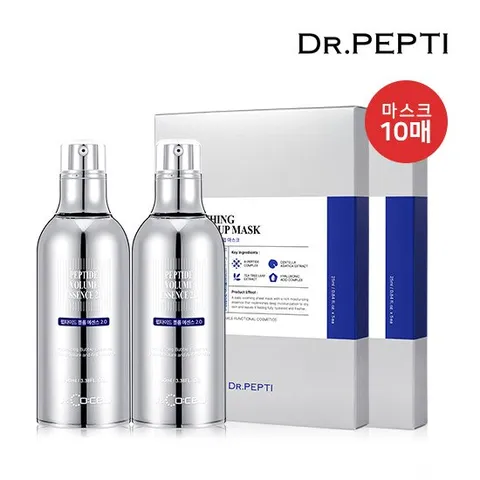 닥터펩티 펩타이드 볼륨에센스2.0 2개+수딩마스크 2box(10매)