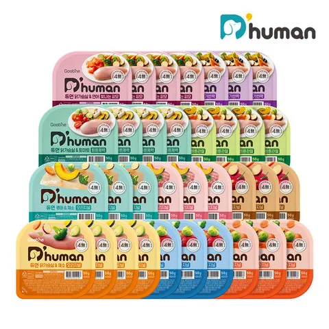 [정가 대비 41% 가격인하] 듀먼 자연화식 50g 8종 32+2팩