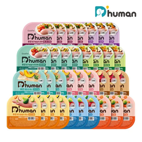 [정가 대비 47% 가격인하] 듀먼 자연화식 100g 10종 32+2팩