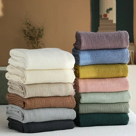 헬로우슬립 모달와플 홑이불 스프레드 여름이불 쇼파커버(XS)