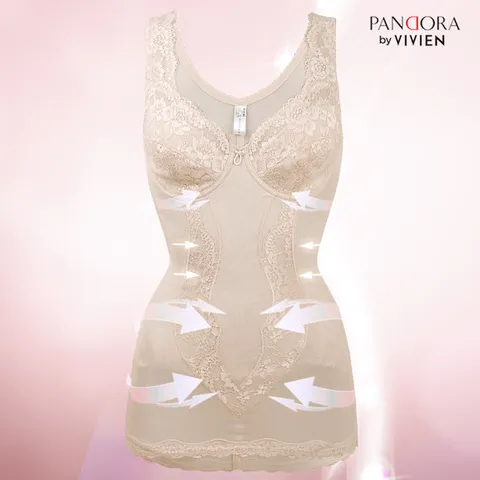 판도라by비비안 BT3728 플라워레이스 바디쉐이퍼